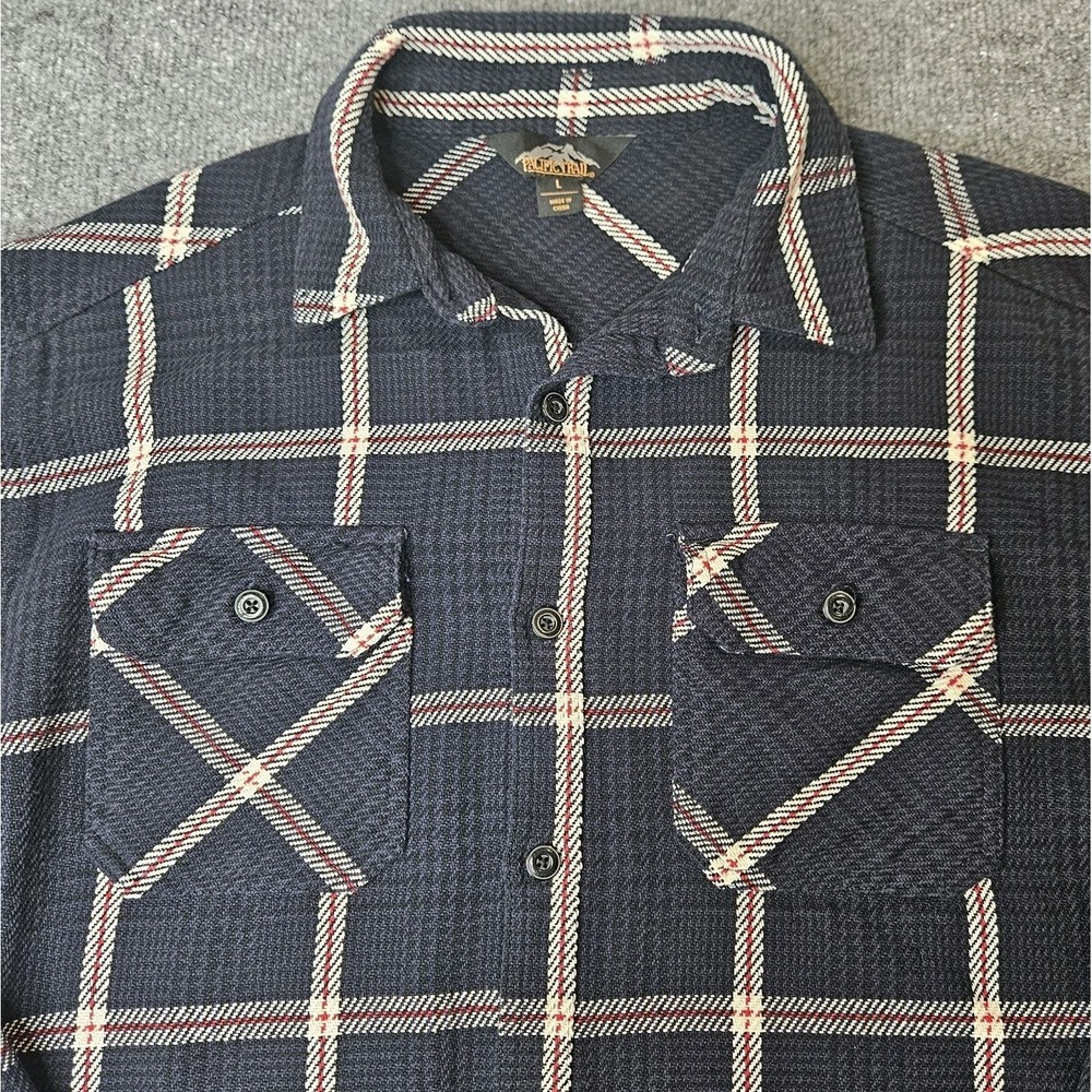 Pacific Trail Mens Woven Plaid Blanket Shirt‎ Heavyweight Longsleeve Large